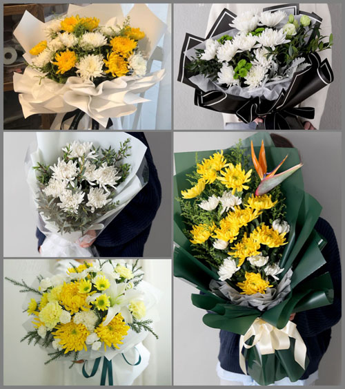 贵州毕节市大方县黄泥塘镇眉井村白事花束代送